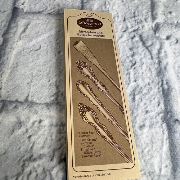 Vintage Oneida First Colony 1881 Rogers Silver Plated Server NEW OLD STOCK - Picture 10 of 10